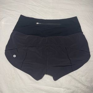 Lululemon Speed up High Rise Lined Short 2.5”